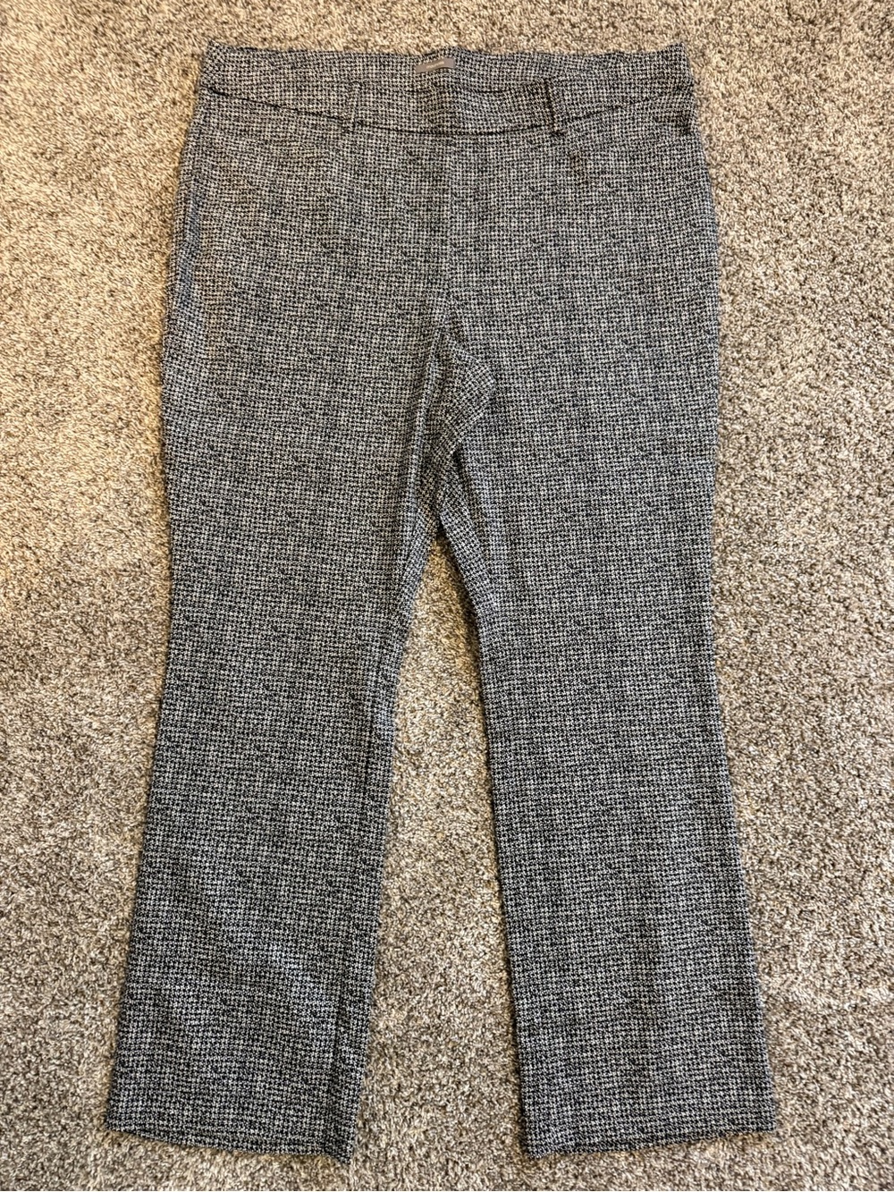 Maurices Bengaline Tweed Mid Rise Bootcut Pants 24W Long NWOT